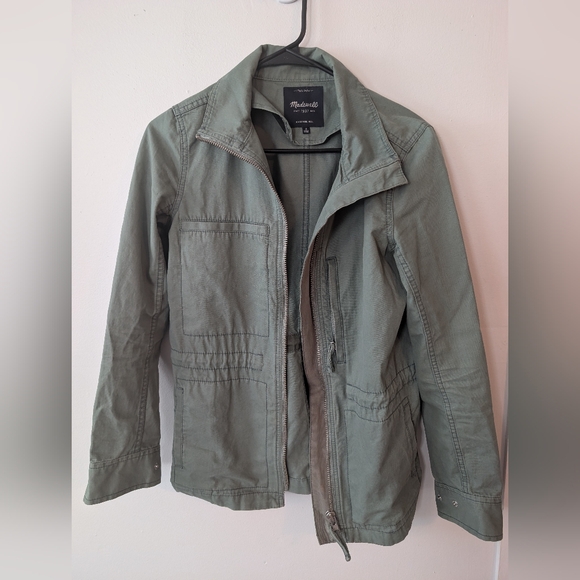 Madewell Women's Full Zip Fleet Utility Jacket Size‎ Small - Picture 3 of 7
